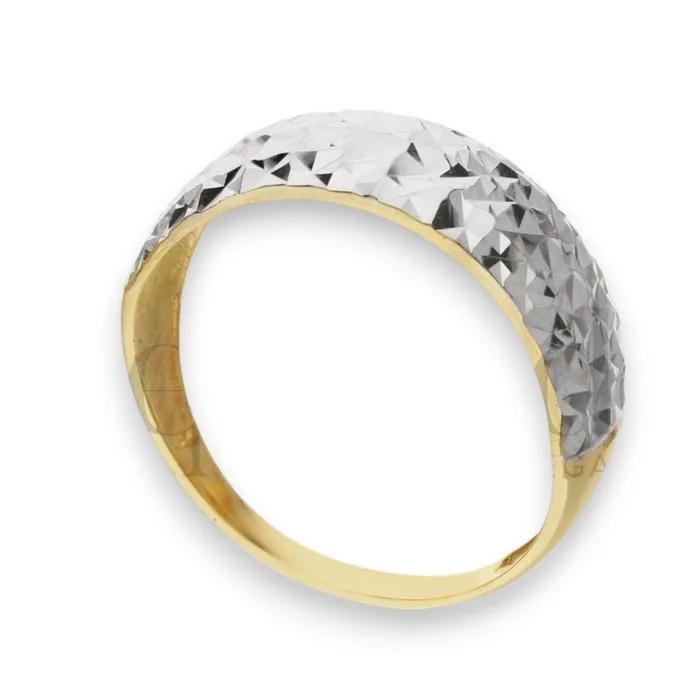 Ring - 18 kt. Yellow gold, White gold - Ring 18k 2.5 g Unisex