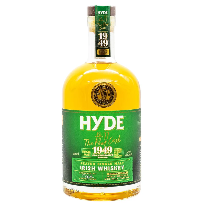 Hyde – No.11 The Peat Cask Single Malt Irish Whiskey (70cl, 43%)