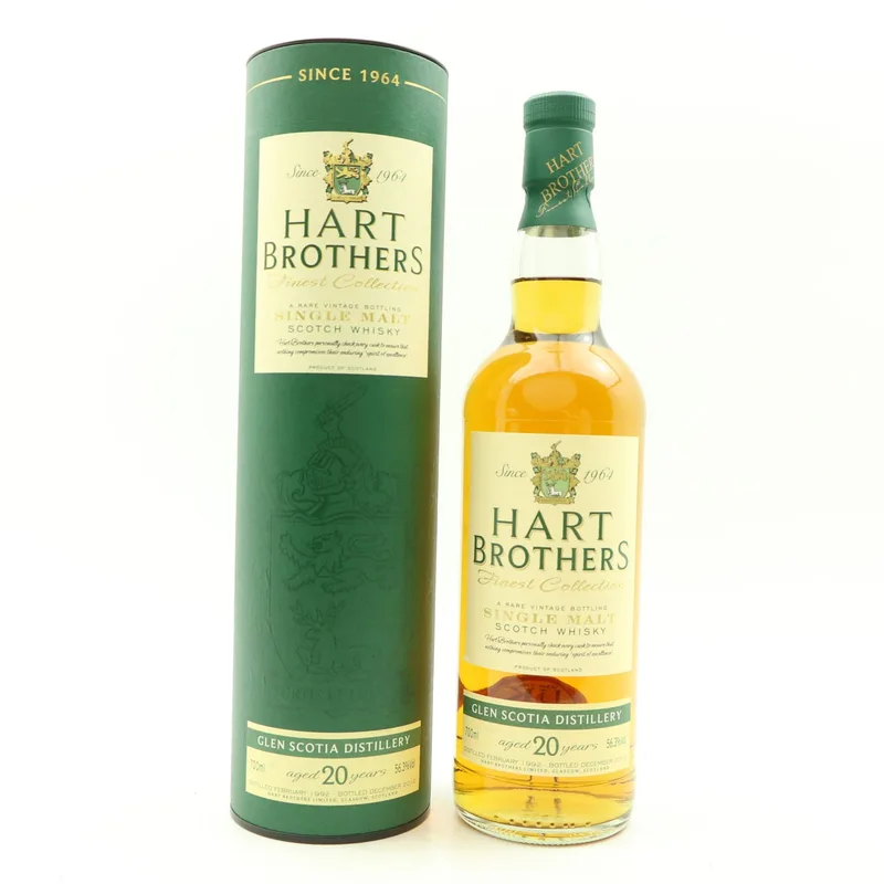Glen Scotia – 1992 20 Year Old Hart Brothers (70cl, 56.3%)