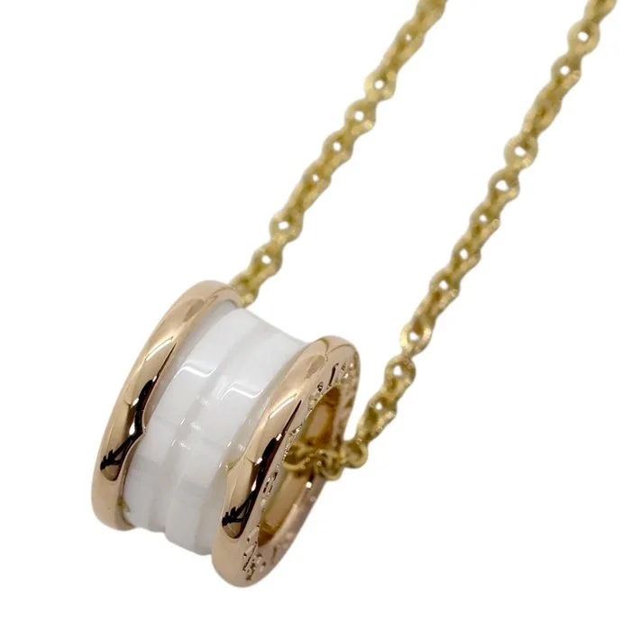 Bvlgari - Necklace with pendant - B.zero 1 - 18 kt. ceramic, Rose gold