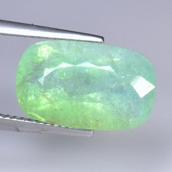 1 pcs Green, Blue Tourmaline paraiba - 9.46 ct - International Colored Gemstone Association (ICA GemLab) - Bi-Color Paraiba