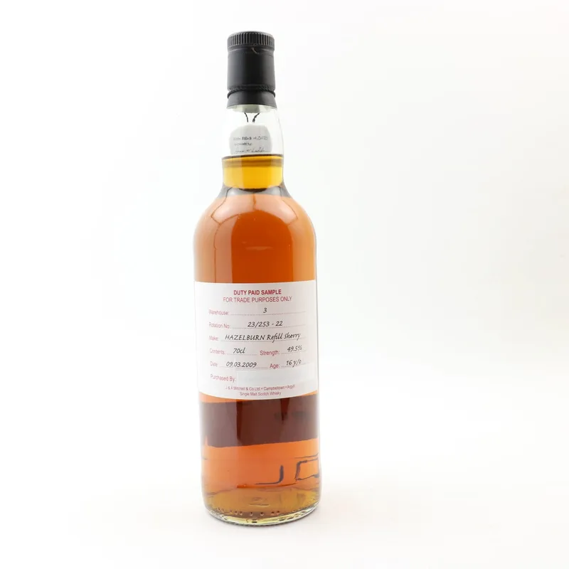 Hazelburn – 2009 16 Year Old Duty Paid Sample (70cl, 49.5%)