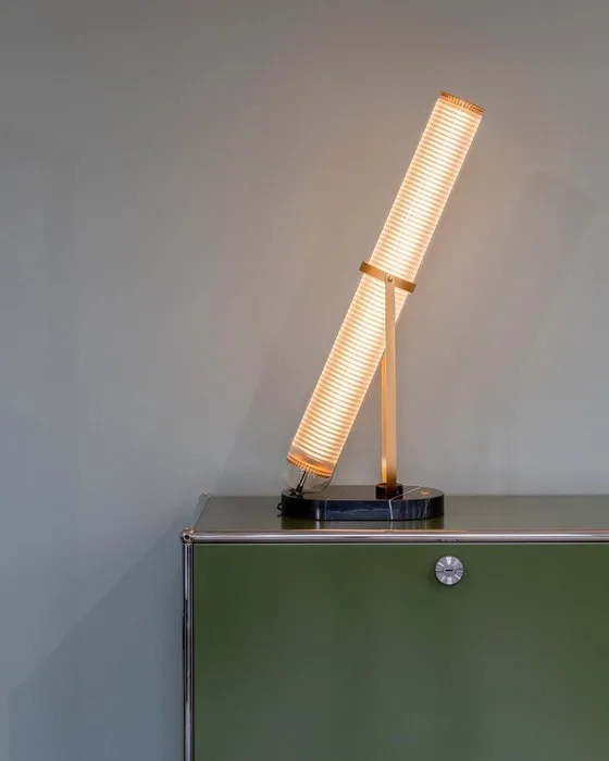 DCW edition Paris - Jean-Louis Frechin - Table lamp - The Frechin Lamp - Aluminium, Marble, Glass