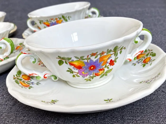 Richard Ginori, Laveno - Dinner service (12) - Rifinito a mano - Ceramic - Old Pescara