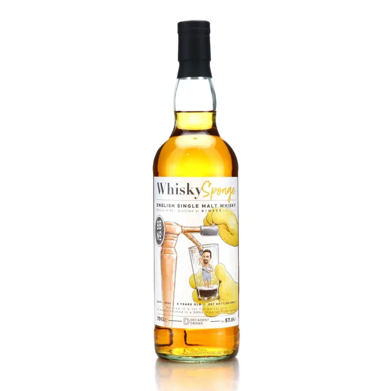 Bimber – 4 Year Old Whisky Sponge Edition 45 2017 Single Cask English Single Malt Whisky (2021) (70cl, 57.3%)