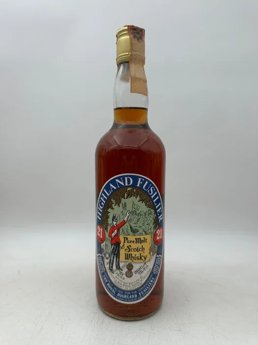 Highland Fusilier 21 years old Tercentenary - Gordon & MacPhail - b. 1978 - 75.7cl