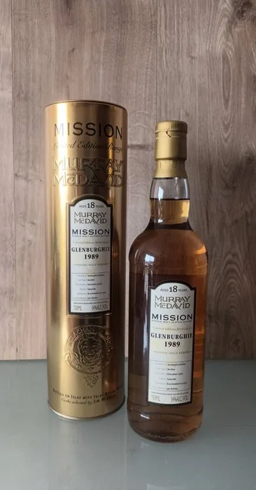 Glenburgie 1989 18 years old Mission Gold - Rivesaltes Finish - Murray McDavid - b. 2007 - 700ml