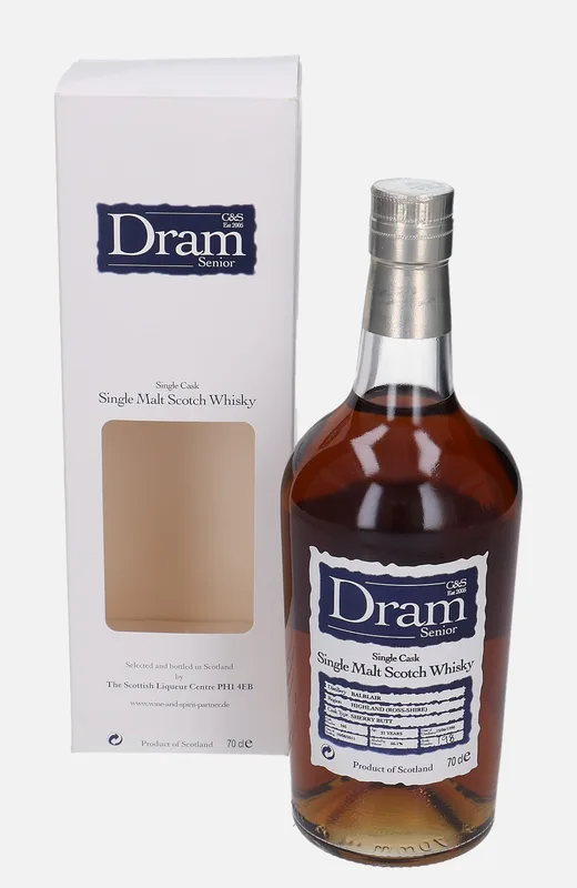 Balblair – 1990 21 Year Old The Scottish Liqueur Centre Senior Dram