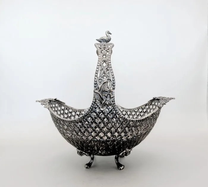 Openwork Basket - Centrepiece -.925 silver