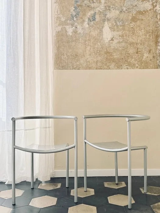Driade - Philippe Starck - Chair (2) - Von Vogelsang - Steel - 1985