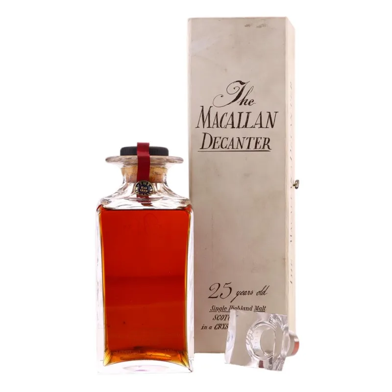 Macallan – 1963 25 Year Old - Tudor Crystal Decanter