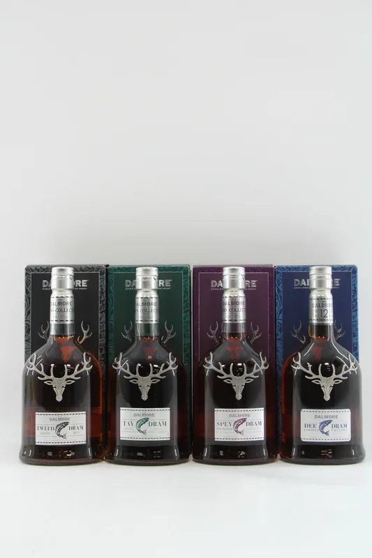 Dalmore – Rivers Collection - 4 x 70cl