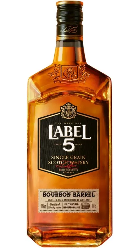 Label 5 Blended Scotch Whisky Bourbon Barrel 100cl (1L)