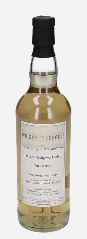 Inchgower – 2010 9 Year Old Whiskybroker.co.uk (70cl, 58.8%)