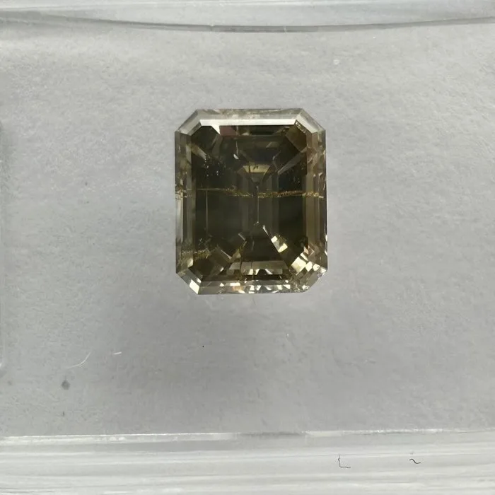 1 pcs Diamond (Natural coloured) - 1.06 ct - Fancy Greyish, Brownish Yellow - SI2 - International Gemological Institute (IGI)