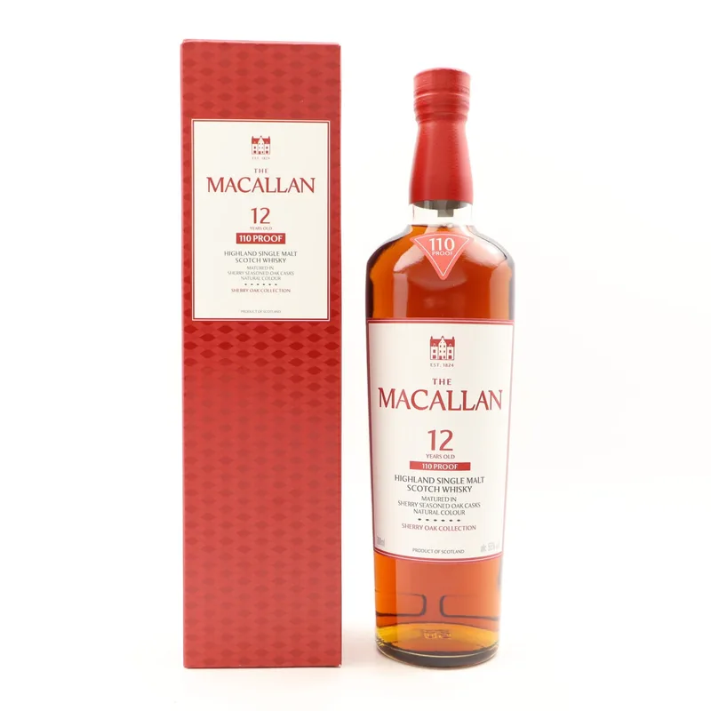 Macallan – 12 Year Old 110º Proof Sherry Oak Collection (70cl, 55%)