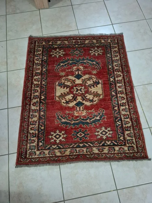Bränd - kazak - Pakistan - Rug - 98 cm - 80 cm - 100% wool fleece on the weave