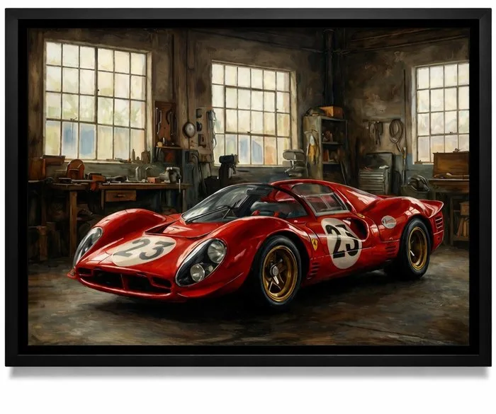 Ferrari 330 P4 #23 – Winner 24h Daytona 1967 ART work by Fransman ART - Ferrari - 330 P4