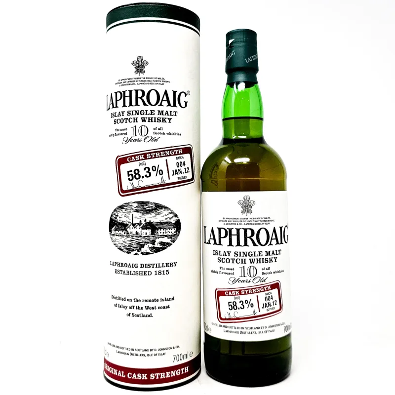Laphroaig – 10 Year Old Cask Strength Batch #004 (70cl, 58.3%)