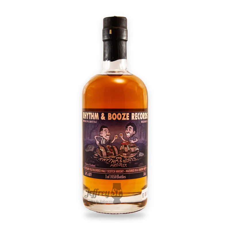 Rhythm and Booze Records #1: The Rhythm and Booze Project 13 Year Old Single Sherry Butt Blended Malt (50cl, 50%)