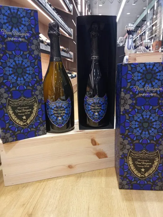 2018 Dom Pérignon, Damien Hirst Limited Edition - Champagne Brut - 2 Bottles (0.75L)