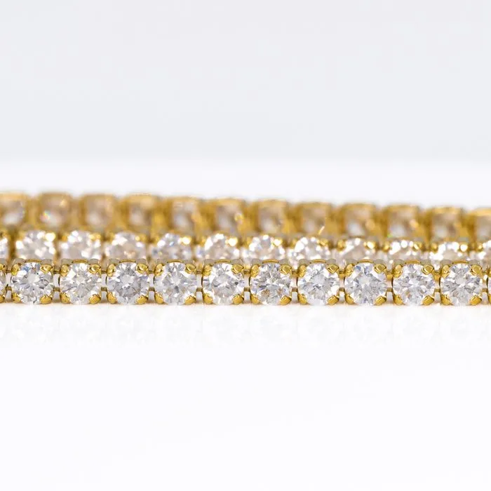 Bracelet - 18 kt. Yellow gold - 4.45ct. tw. Diamond (Natural) - GWLab