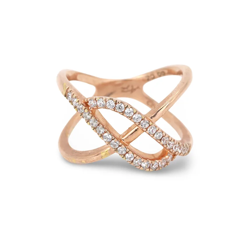 Silver Gilt Stone Set Ring