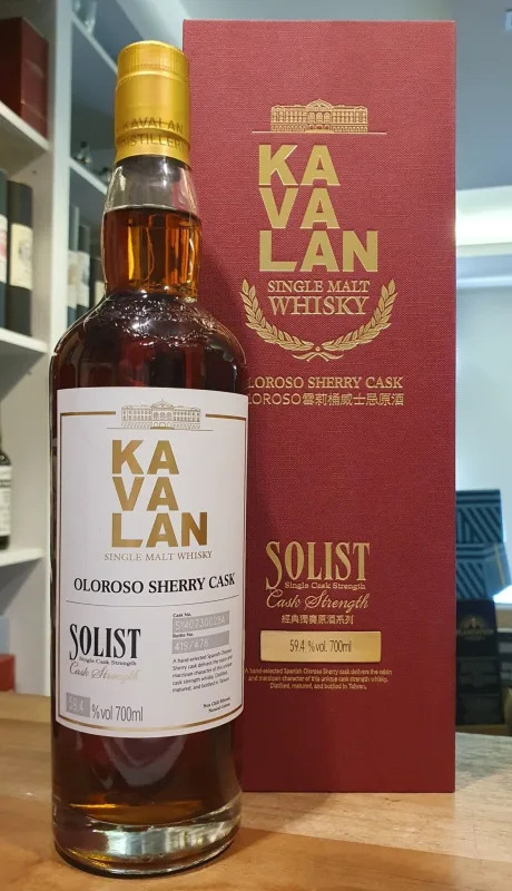 Kavalan – Solist Oloroso Sherry Single Cask 2014 (70cl, 59.4%)
