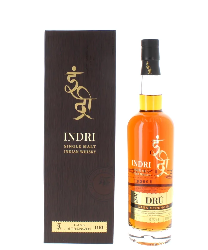 Indri DRU Cask Strength Single Malt Indian Whisky