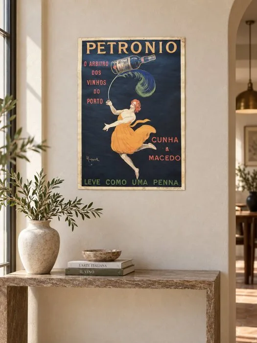 Leonetto Cappiello - Petronio – Vini Porto – Manifesto Pubblicitario Vintage – Cunha & Macedo - 1970s