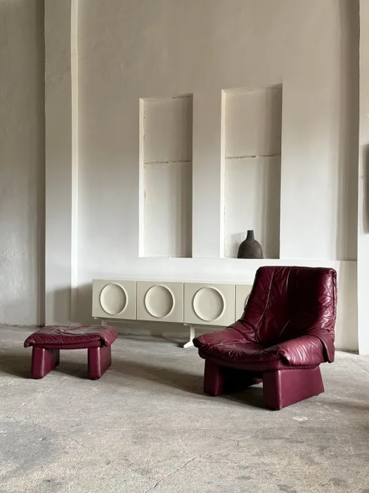 Rolf Benz - verstellbare Rückenlehne - Armchair - Leather - Armchairs & Ottomans