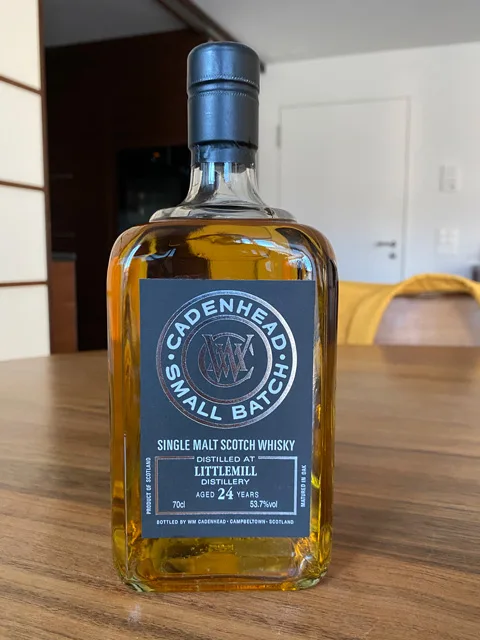 Littlemill – 24 Year Old Cadenhead Small Batch (70cl)