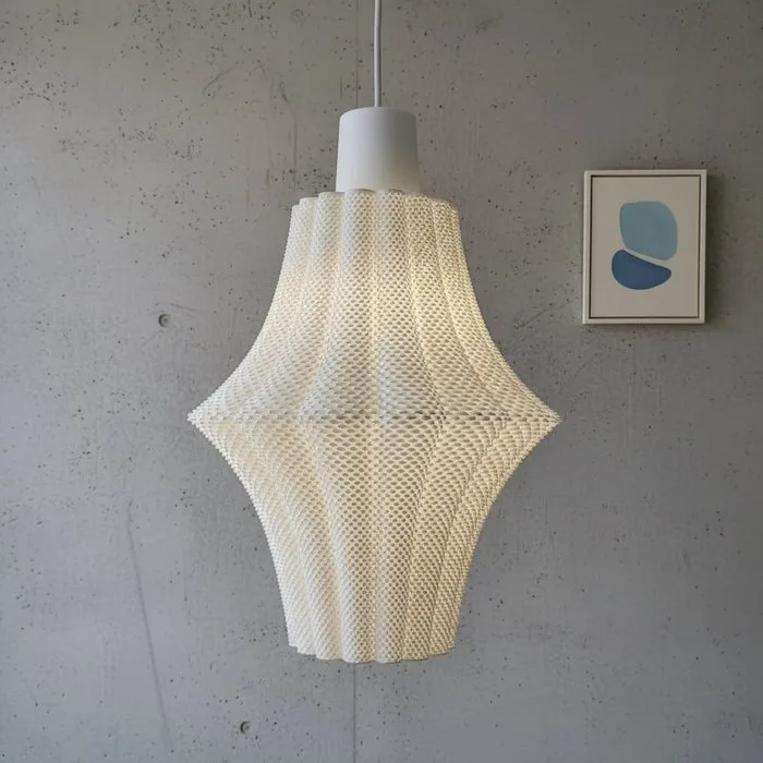 P. Van aart - Hanging lamp - Lumen No.3 - High-quality translucent composite material - Sculptural design light