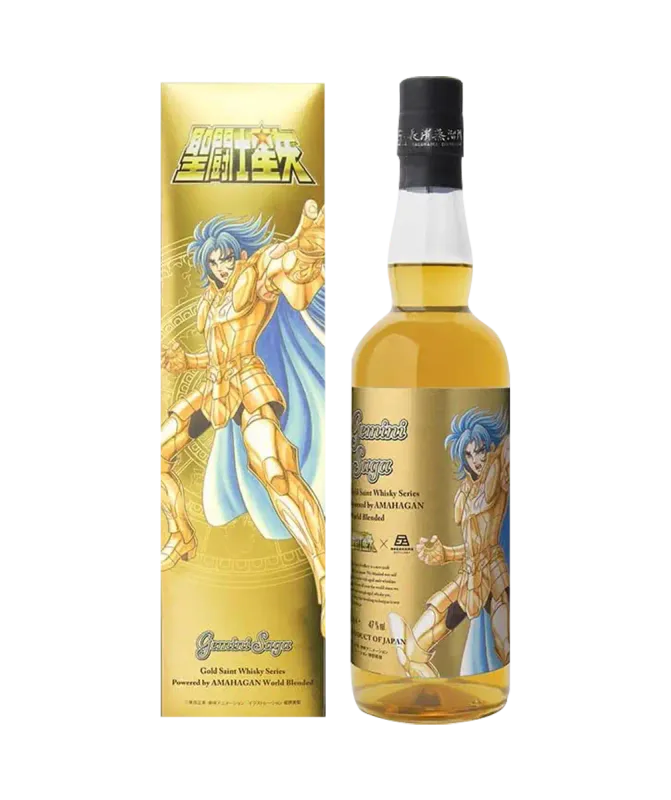 Amahagan Saint Seiya Gold Series Gemini Saga (70cl, 47%)