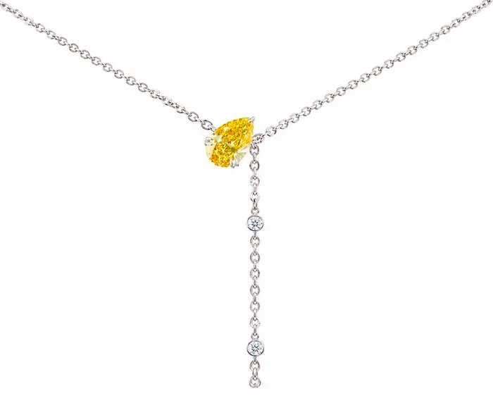 Necklace - 14 kt. White gold - 2.22ct. tw. Diamond (Lab-grown) - Diamond