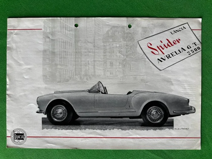 Brochure - Lancia - Spider Aurelia G.T. 2500