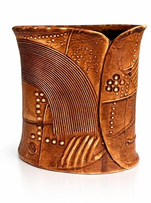 Rorstrand - Bertil Vallien - Vase - Earthenware, Stoneware - Terra Ceramic Vase, 1978