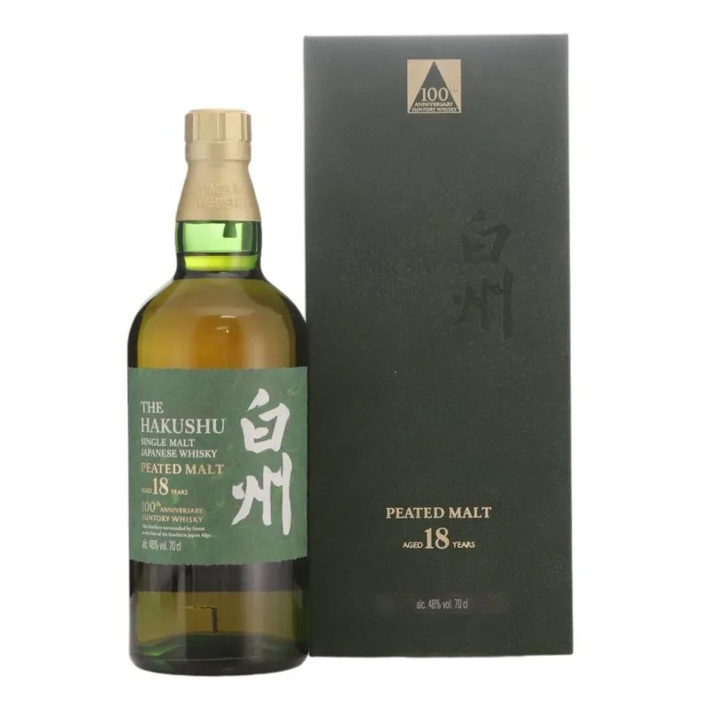 Hakushu – Peated Malt 18 Year Old - 100th Anniversary of Suntory Whisky