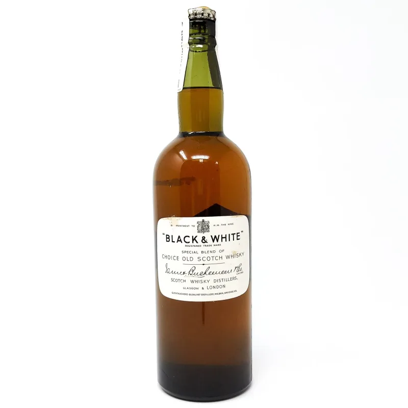 Black & White Buchanan's Old Scotch Whisky Pre-1952