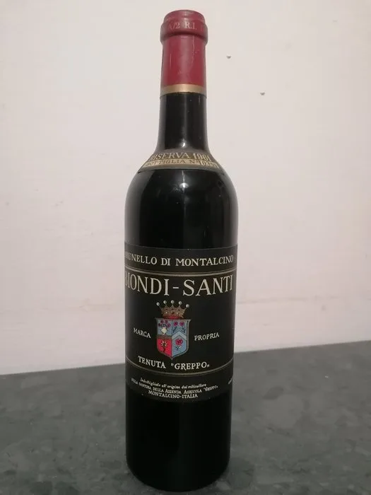 1961 Biondi Santi, Tenuta Greppo - Brunello di Montalcino Riserva - 1 Bottle (0.72L)