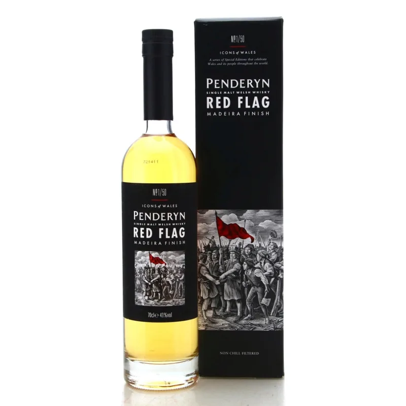 Penderyn Icons of Wales #1 / Red Flag (70cl, 41%)