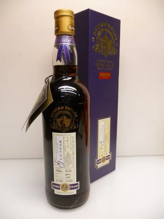 Glenesk 1981 26 years old Cask no. B933 - Duncan Taylor - b. 2007 - 70cl