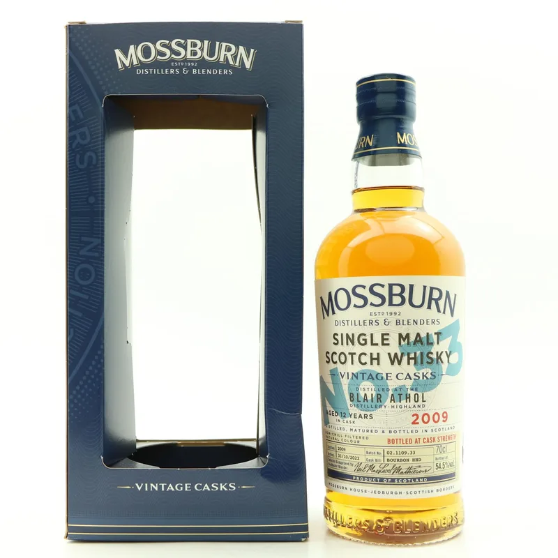 Blair Athol – 2009 12 Year Old Mossburn (70cl, 54.5%)