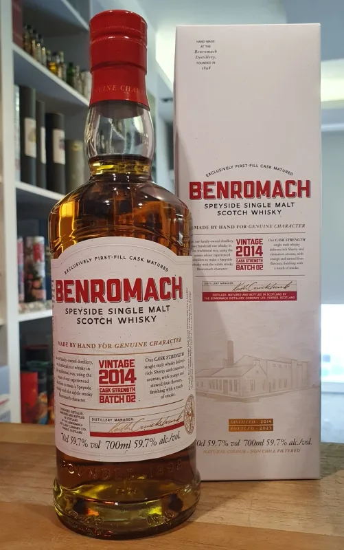 Benromach – 2014 Cask Strength Batch 2 (70cl, 59.7%)