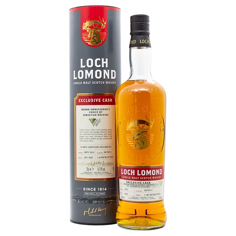 Loch Lomond – 2012/2021 Cask 20/303-1 Germany Exclusive Single Malt Scotch Whisky (70cl, 57.6%)