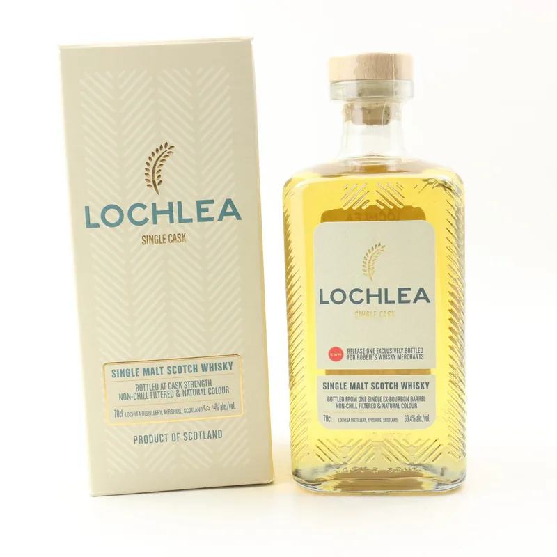 Lochlea – 2018 Single Cask #156 For Robbie’s Whisky Merchants (70cl, 60.4%)