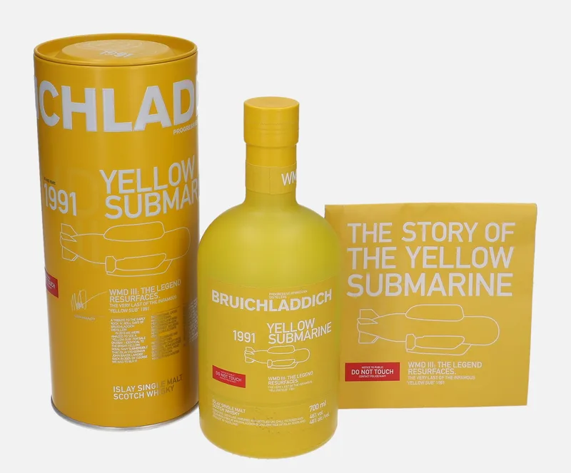 Bruichladdich – WMD-III - The Yellow Submarine 1991 25 Year Old