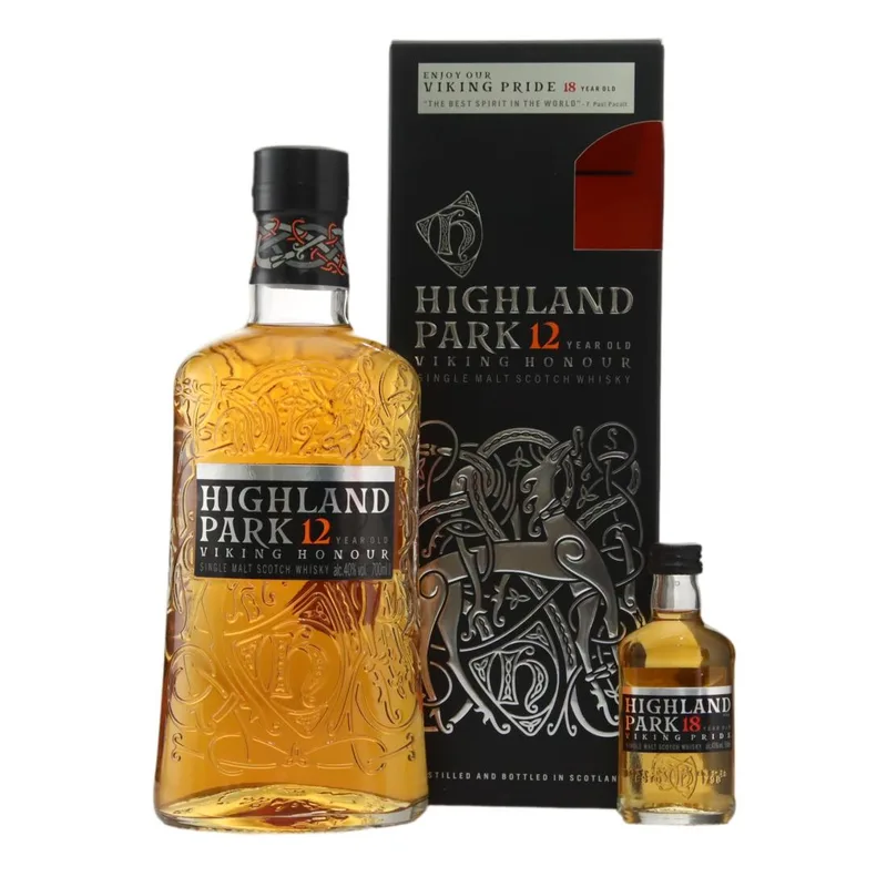 Highland Park – Viking Honour 12 Year Old - Viking Pride Miniature Gift Pack