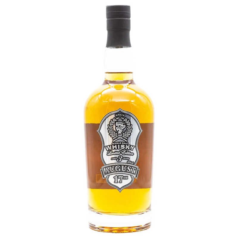 August 17th Aged 3 Years (70cl, 40%)