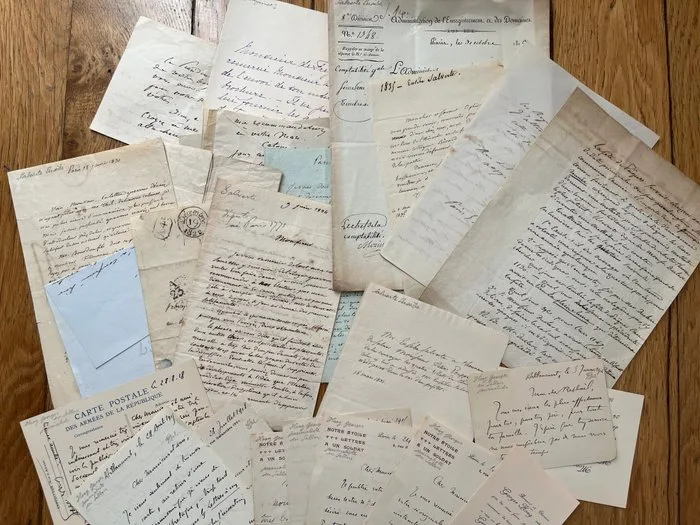 Personnalités du XIXe et du XXe siècle - Une centaine de lettres et cartes autographes signées - 1850